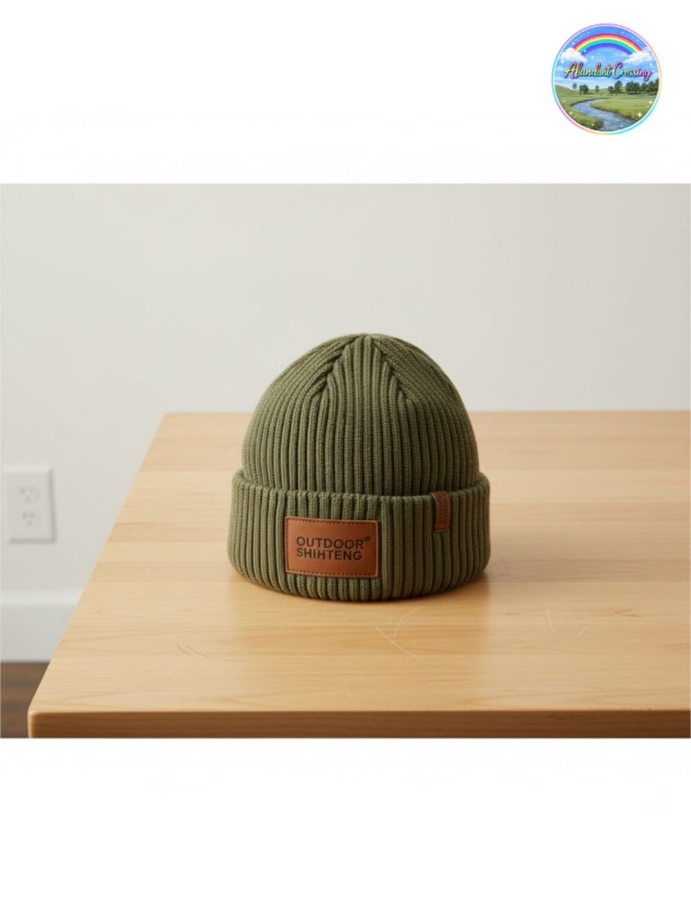 Merino Wool Beanie Unisex Cuffed Plain Knit Winter Hat